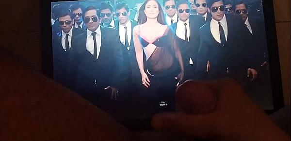  Masturbation on Kareena Kapoor cumshot cum tribute fap shag on boobs